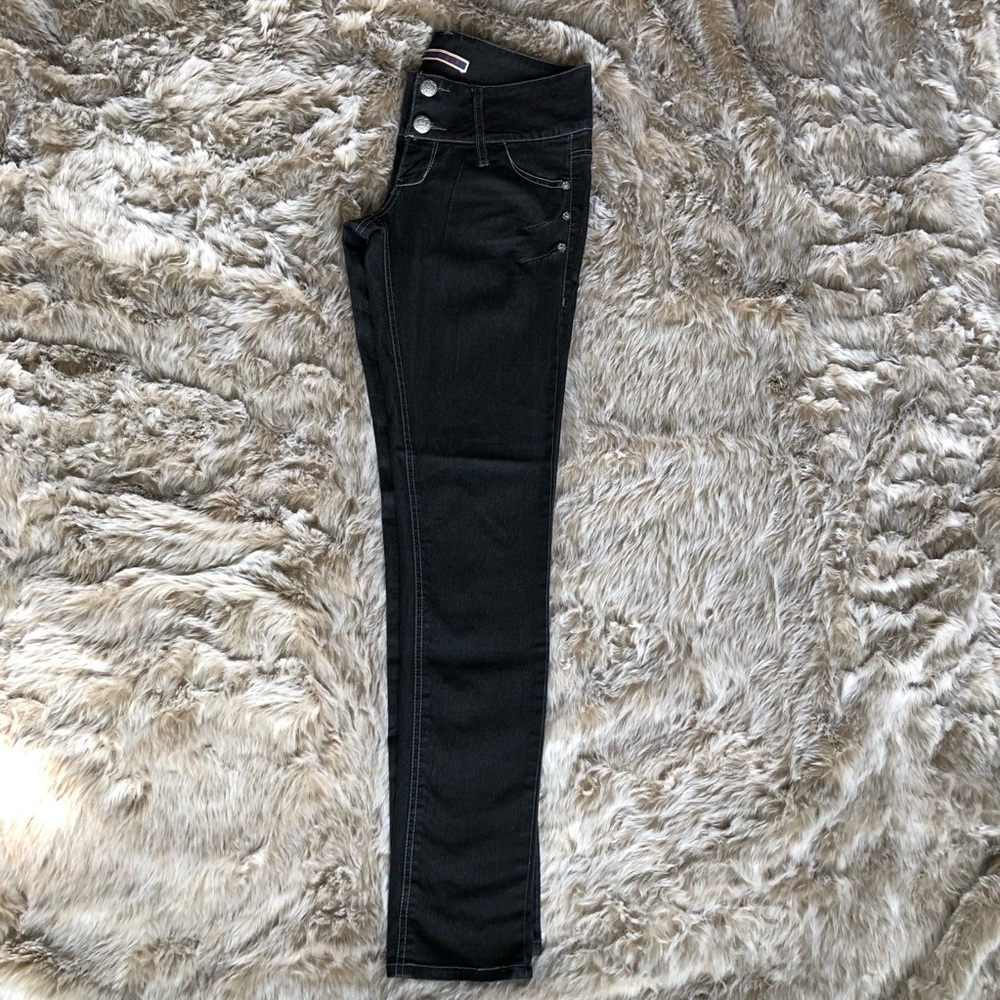 Younique skinny stretch jeans black size 5